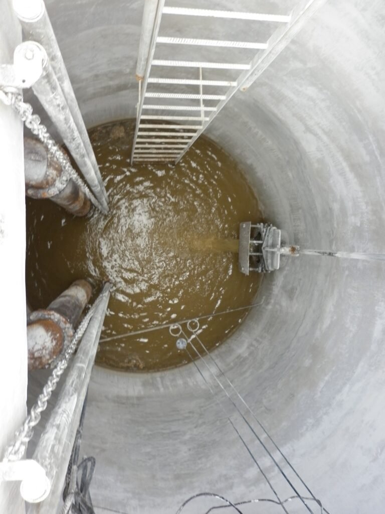 Fully Protected against MIC and acid. GoonaGuard Polymer Modified CAC wet sprayed coating