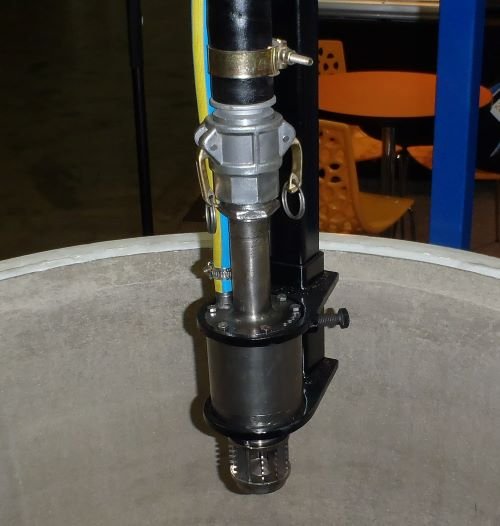 Spinning head applying calcium aluminate mortar inside a concrete manhole shaft"

"Automated CAC spray head lining a vertical sewer shaft"

`"Rotating spray nozzle rehabilitating a corroded manhole interior with CAC"``

🔧 If You Want to Emphasize the Equipment or Method:
"High-speed rotary spray head coating manhole walls with calcium aluminate cement"

"Spinning application system used to reline vertical sewer shafts for corrosion protection